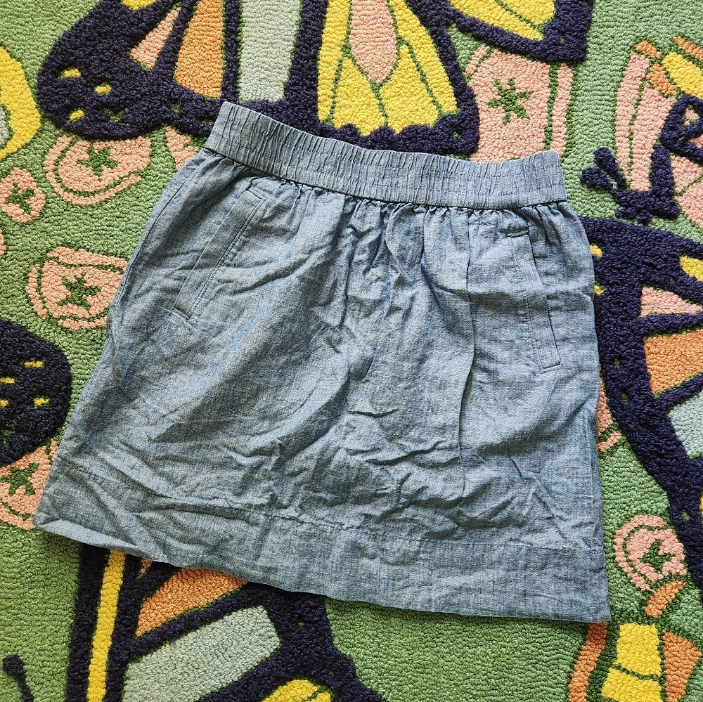 Ann Taylor Loft linen blend skirt